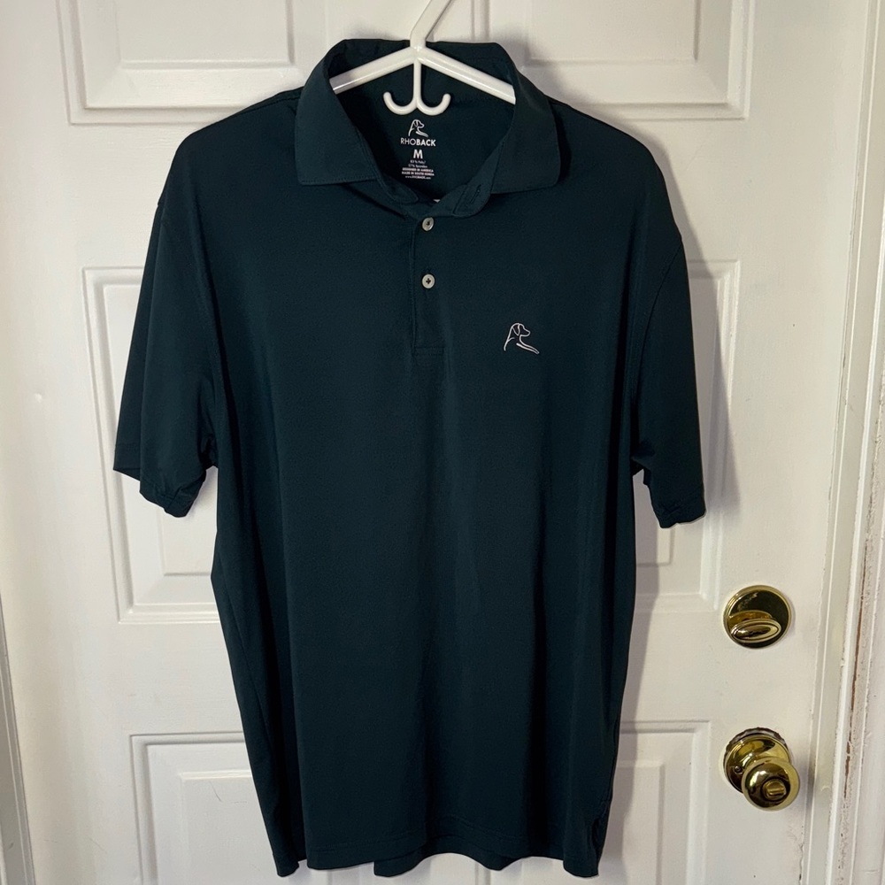 Rhoback Men's Polo Shirt - Forest Green